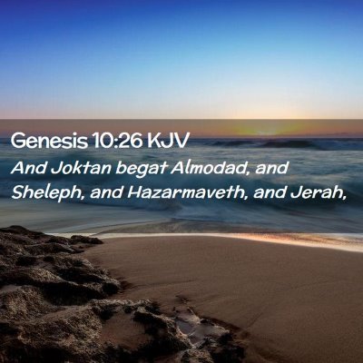 Genesis 10:26 KJV Free Bible Images