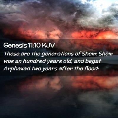 Genesis 11:10 KJV Free Bible Images