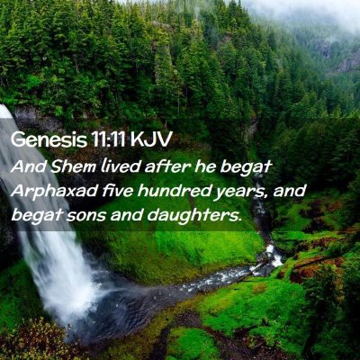 Genesis 11:11 KJV Free Bible Images