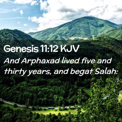 Genesis 11:12 KJV Free Bible Images