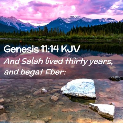 Genesis 11:14 KJV Free Bible Images