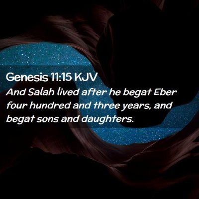 Genesis 11:15 KJV Free Bible Images