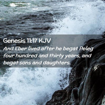 Genesis 11:17 KJV Free Bible Images