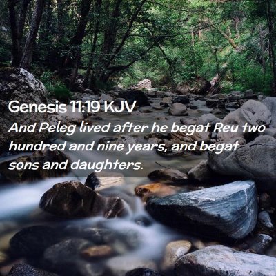 Genesis 11:19 KJV Free Bible Images