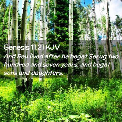 Genesis 11:21 KJV Free Bible Images