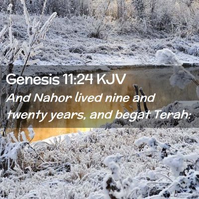 Genesis 11:24 KJV Free Bible Images