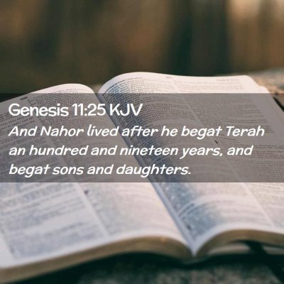 Genesis 11:25 KJV Free Bible Images