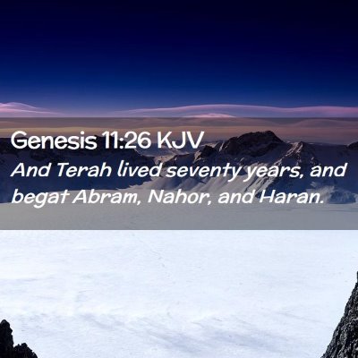 Genesis 11:26 KJV Free Bible Images