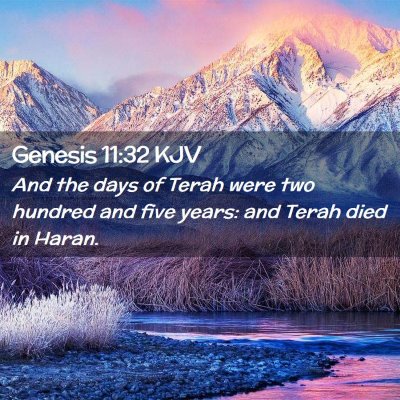 Genesis 11:32 KJV Free Bible Images