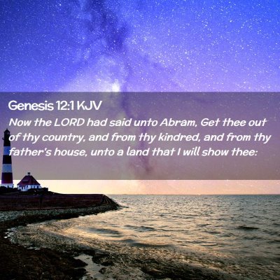 Genesis 12:1 KJV Free Bible Images