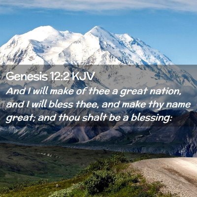 Genesis 12:2 KJV Free Bible Images