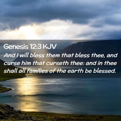 Genesis 12:3 KJV Free Bible Images