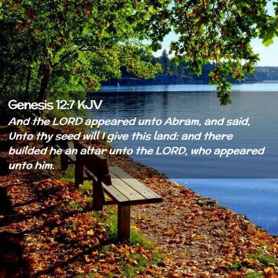 Genesis 12:7 KJV Free Bible Images