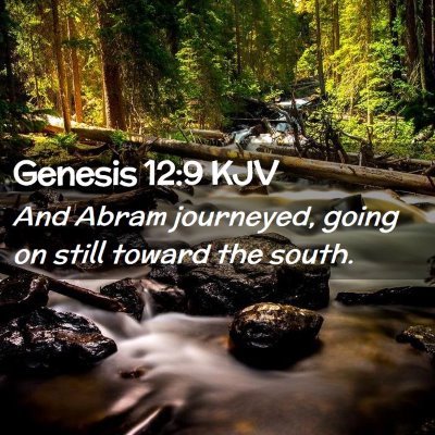 Genesis 12:9 KJV Free Bible Images