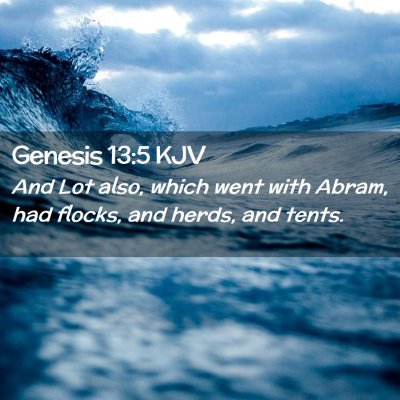 Genesis 13:5 KJV Free Bible Images