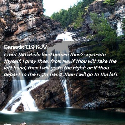 Genesis 13:9 KJV Free Bible Images