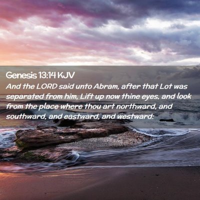 Genesis 13:14 KJV Free Bible Images