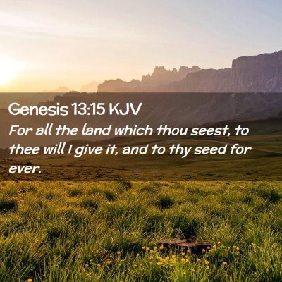 Genesis 13:15 KJV Free Bible Images