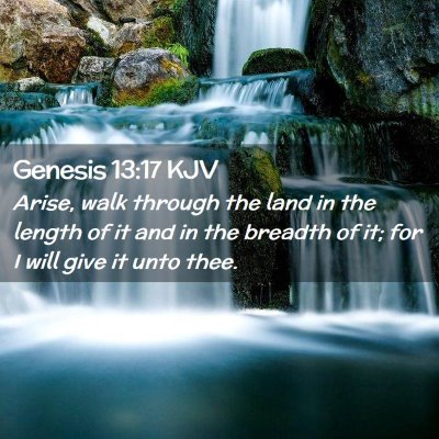 Genesis 13:17 KJV Free Bible Images