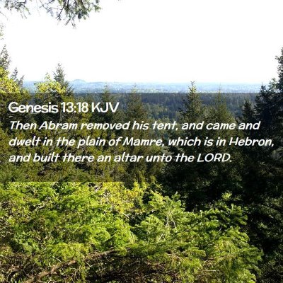 Genesis 13:18 KJV Free Bible Images