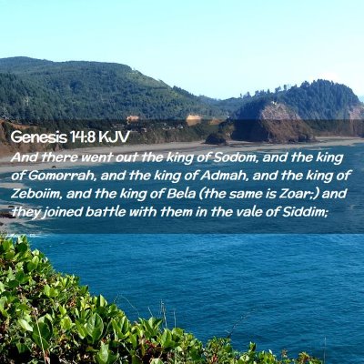 Genesis 14:8 KJV Free Bible Images