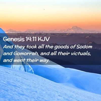 Genesis 14:11 KJV Free Bible Images