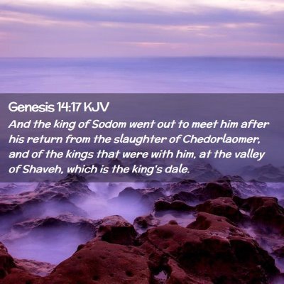 Genesis 14:17 KJV Free Bible Images