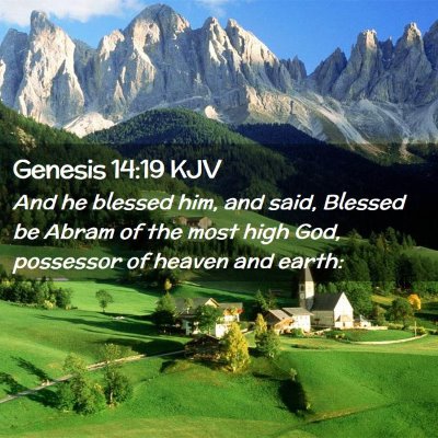 Genesis 14:19 KJV Free Bible Images