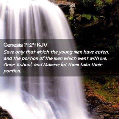 Genesis 14:24 KJV Free Bible Images