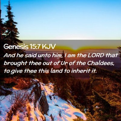 Genesis 15:7 KJV Free Bible Images