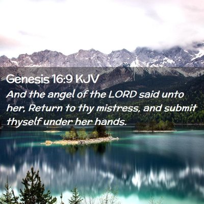 Genesis 16:9 KJV Free Bible Images