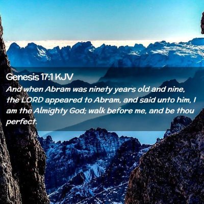 Genesis 17:1 KJV Free Bible Images