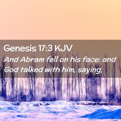 Genesis 17:3 KJV Free Bible Images