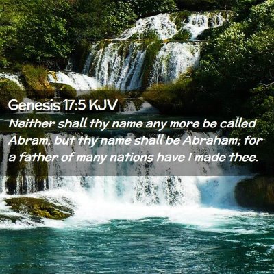 Genesis 17:5 KJV Free Bible Images