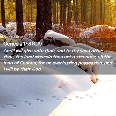 Genesis 17:8 KJV Free Bible Images