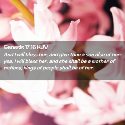 Genesis 17:16 KJV Free Bible Images