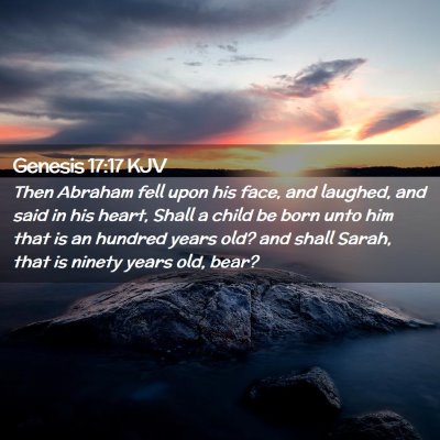 Genesis 17:17 KJV Free Bible Images