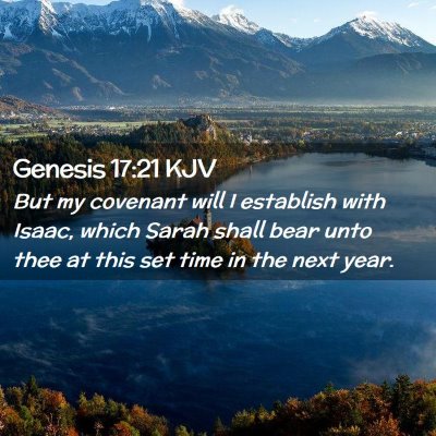 Genesis 17:21 KJV Free Bible Images