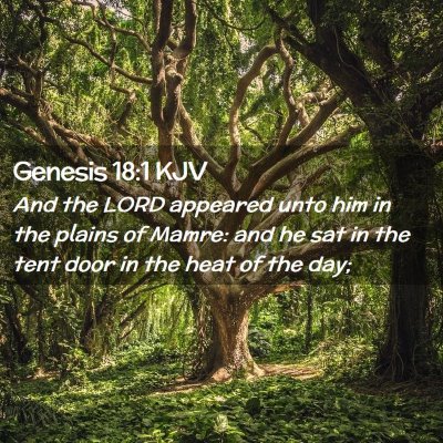 Genesis 18:1 KJV Free Bible Images