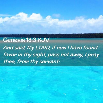 Genesis 18:3 KJV Free Bible Images