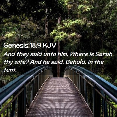 Genesis 18:9 KJV Free Bible Images