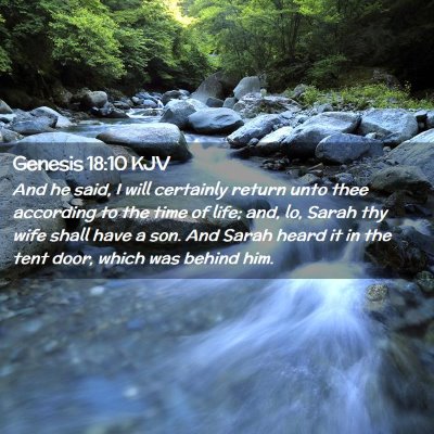 Genesis 18:10 KJV Free Bible Images