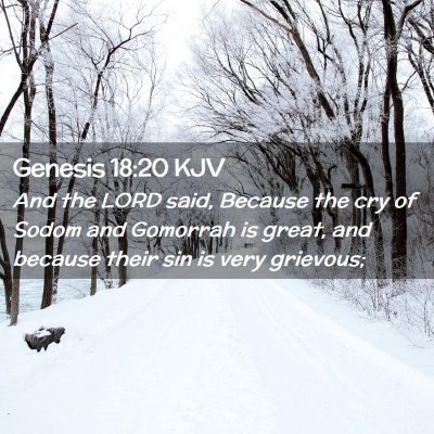 Genesis 18:20 KJV Free Bible Images