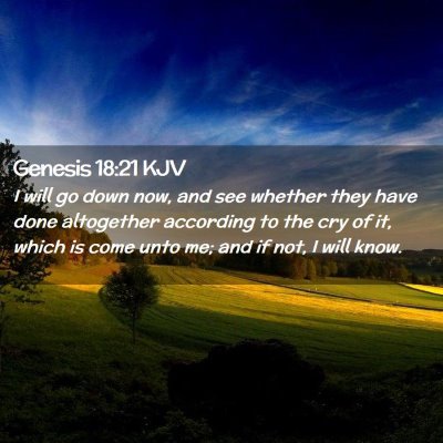 Genesis 18:21 KJV Free Bible Images