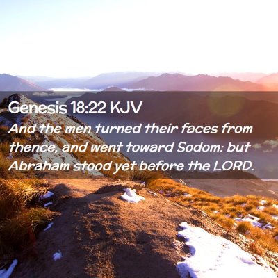 Genesis 18:22 KJV Free Bible Images