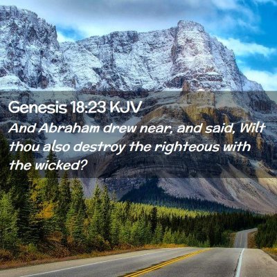 Genesis 18:23 KJV Free Bible Images