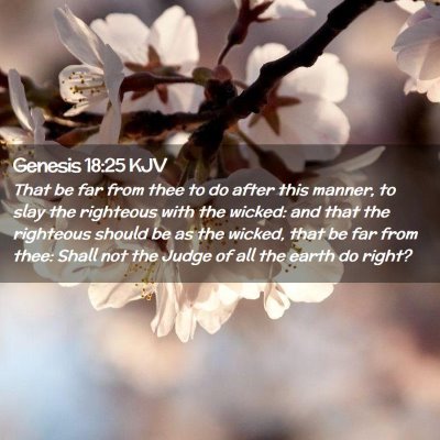 Genesis 18:25 KJV Free Bible Images