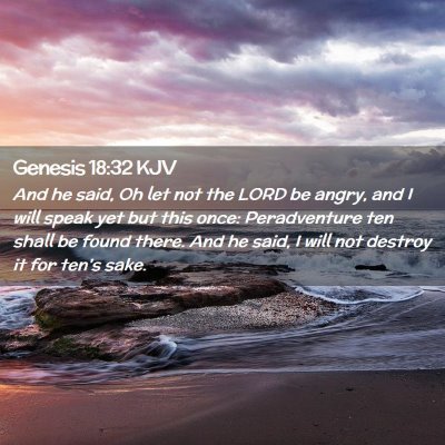 Genesis 18:32 KJV Free Bible Images