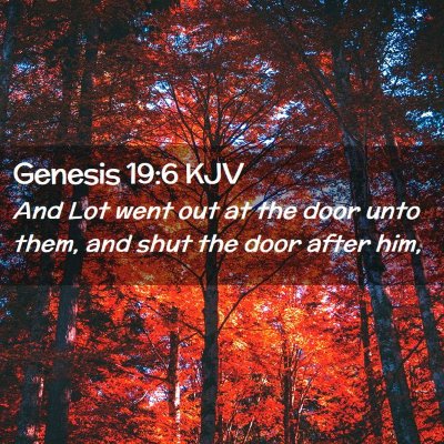 Genesis 19:6 KJV Free Bible Images