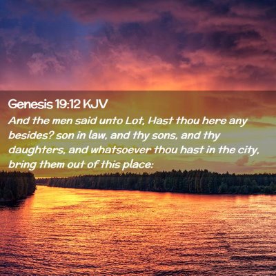 Genesis 19:12 KJV Free Bible Images